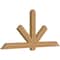 Ekena Millwork Kennewick Timber Gable Bracket, Western Red Cedar, 84"W x 38"H x 3 1/2"D x 5 1/2"F, 11/12 Pitch GBW084X38X0406KEN00SWR - alternate 2
